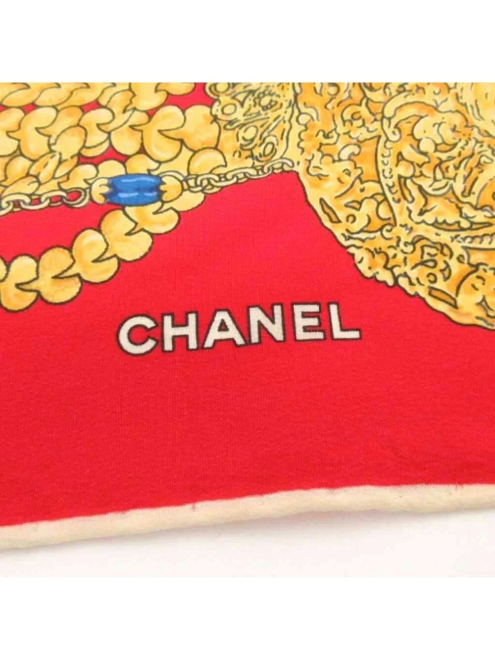Chanel name scarf
